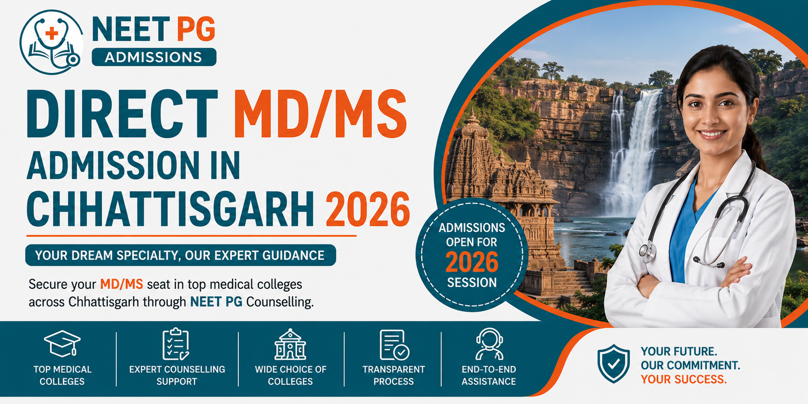 Direct MD MS Admission in Chhattisgarh 2026