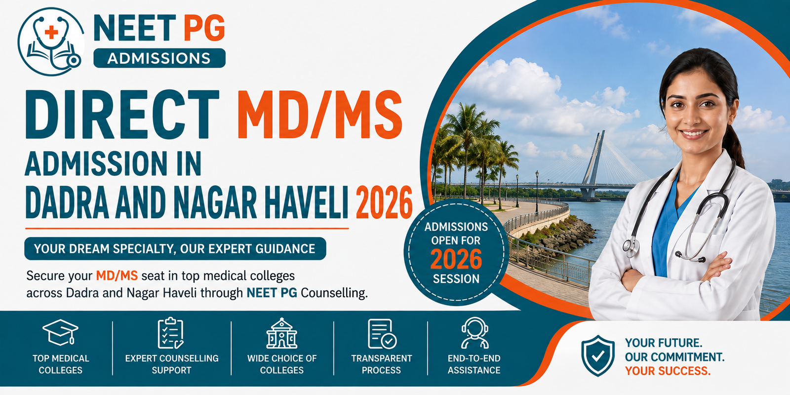 Direct MD MS Admission in Dadra and Nagar Haveli 2026