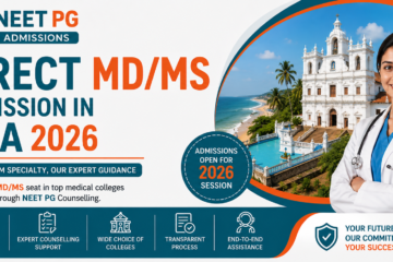 Direct MD MS Admission in Goa 2026