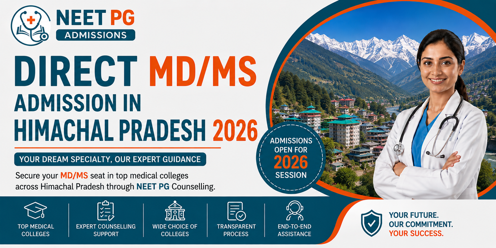Direct MD MS Admission in Himachal Pradesh 2026