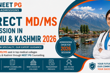 Direct MD/MS Admission in Jammu & Kashmir 2026