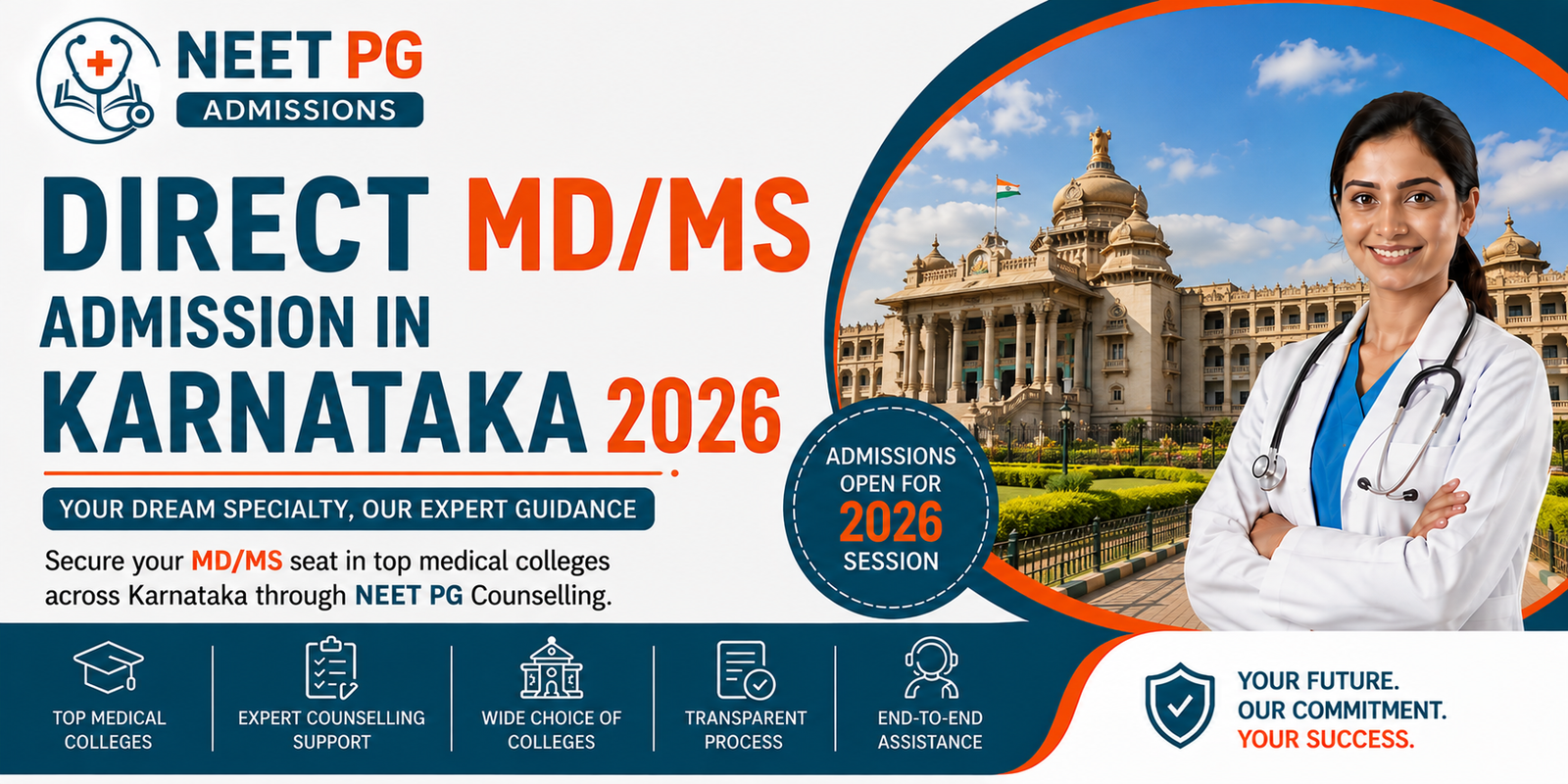Direct MD/MS Admission in Karnataka 2026