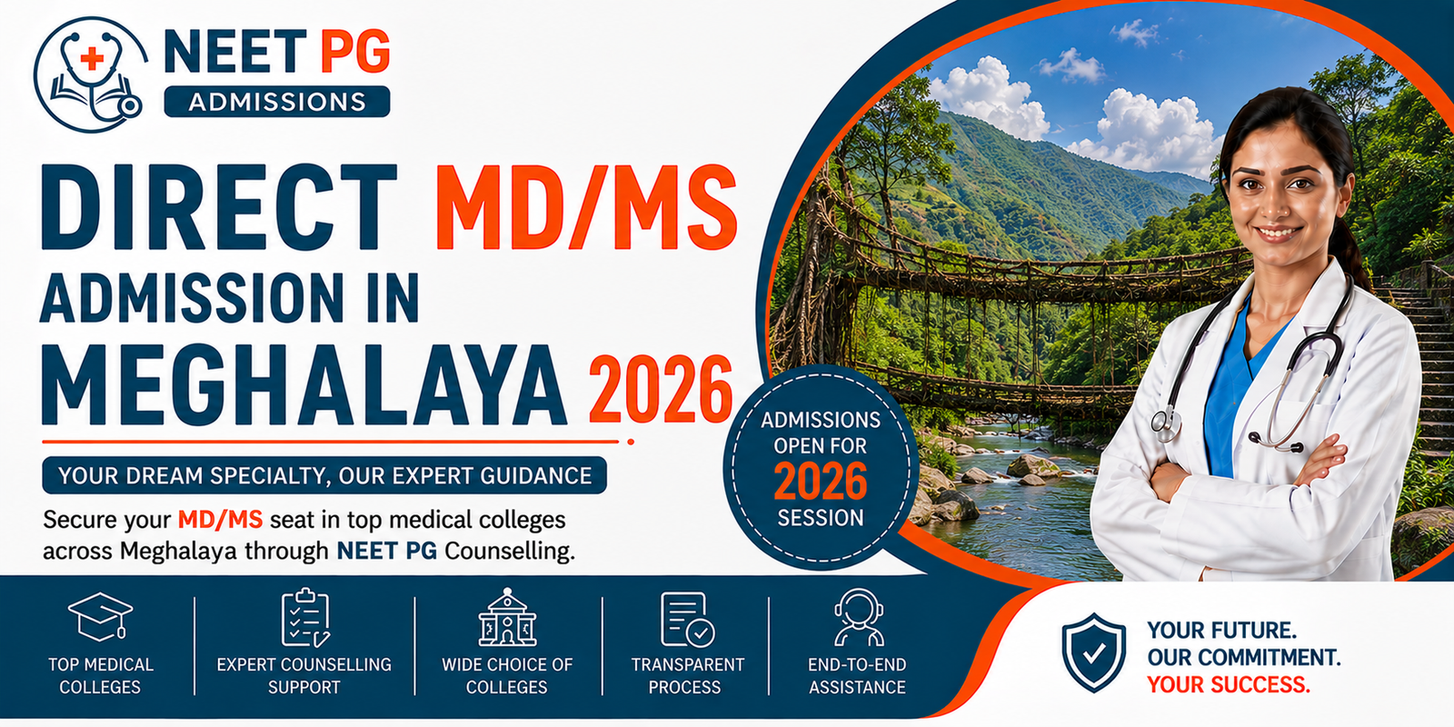 Direct MD MS Admission in Meghalaya 2026