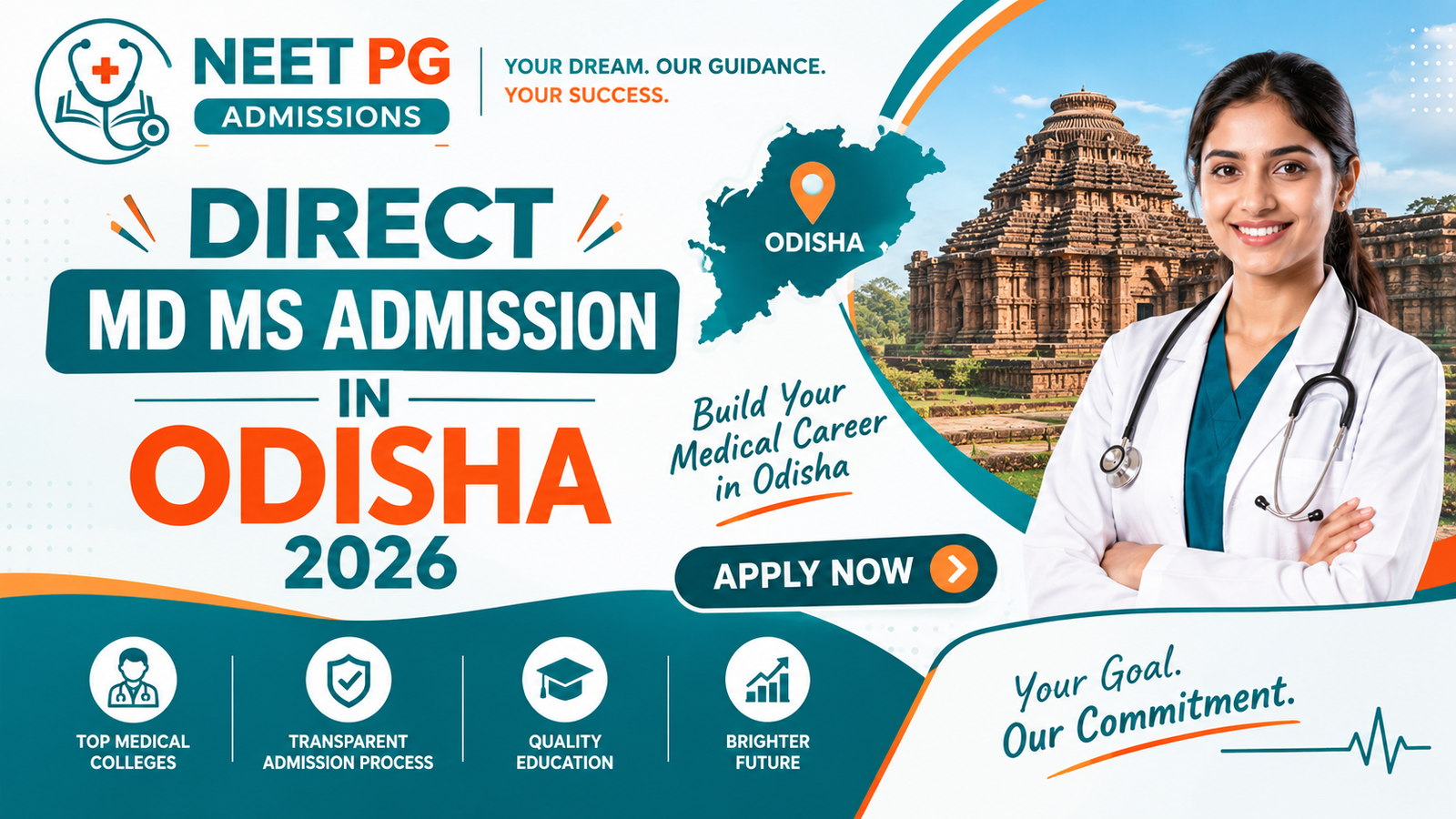 Direct MD MS Admission in Odisha 2026